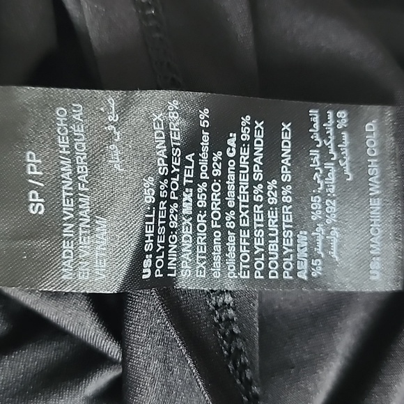 WHBM black floral no sleeve stretchy dress-S - Picture 7 of 9